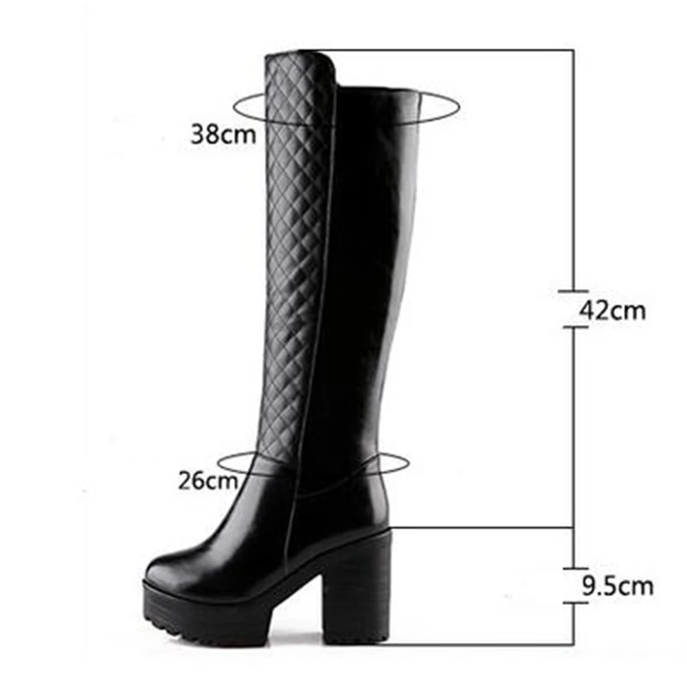 Overknees резиновые сапоги на платформе с высоким каблуком Обувь Botas Altas Mujer Tacones