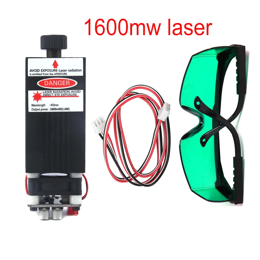 Лазерный модуль 1000 мВт ~ 15 Вт 2/3 нм Синяя лазерная головка набор для лазерной
