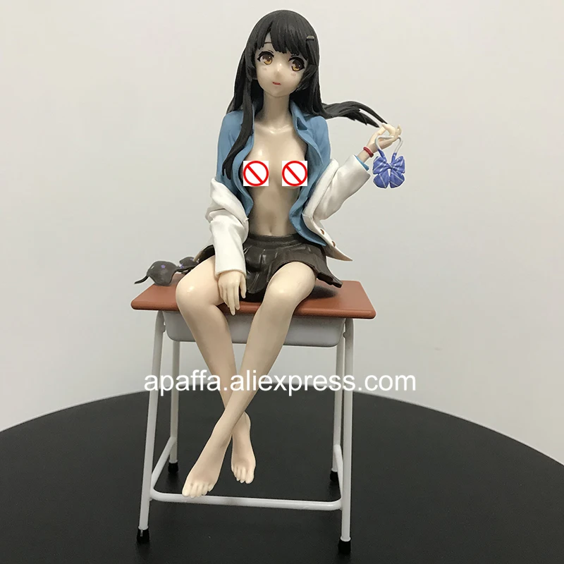 

25cm My Girl Friend Ran Senpai Illustration by Kina Kazuharu Sexy Anime Figure Daiki kougyou Action Figure Collectible Model Toy