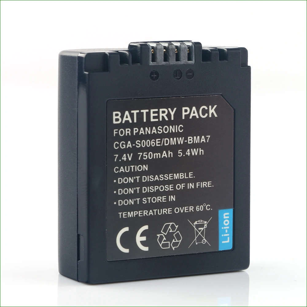 LANFULANG CGA-S006 CGA S006 Batteries Battery for Panasonic Lumix DMW-BMA7 DMC-FZ8 DMC-FZ50 DMC-FZ18 DMC-FZ28 | Электроника