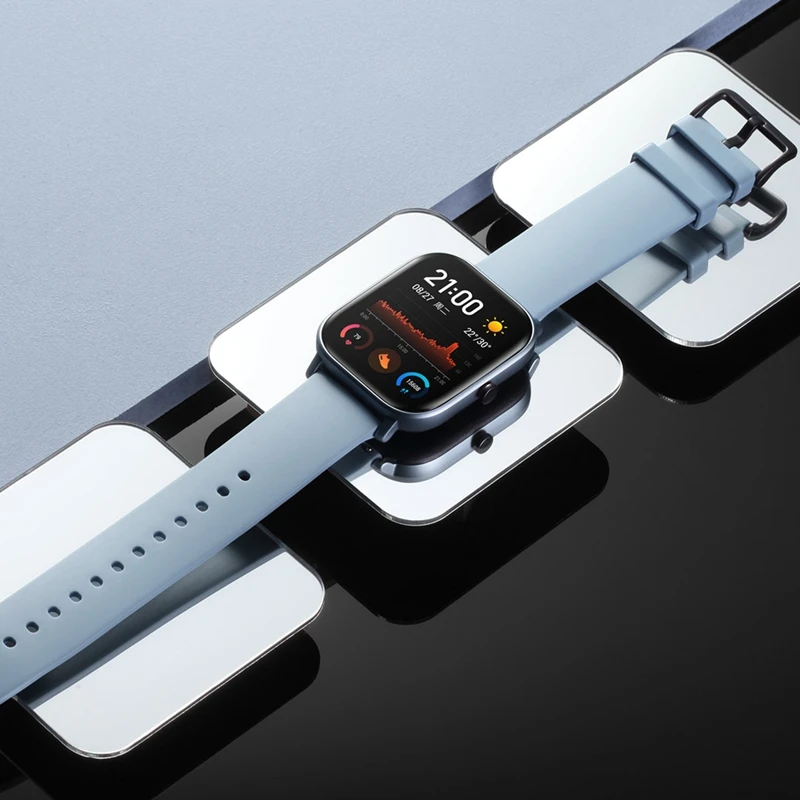 Предпродажа Amazfit GTS Глобальная версия Умные часы SmartWatch GPS Бег Спорт ЧСС 5ATM Водонепроницаемый браслет AMOLED Amazfit