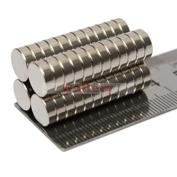 Мощные Круглые неодимовые магниты N40 50 шт. редкоземельные 9 мм x 3 | Строительство и