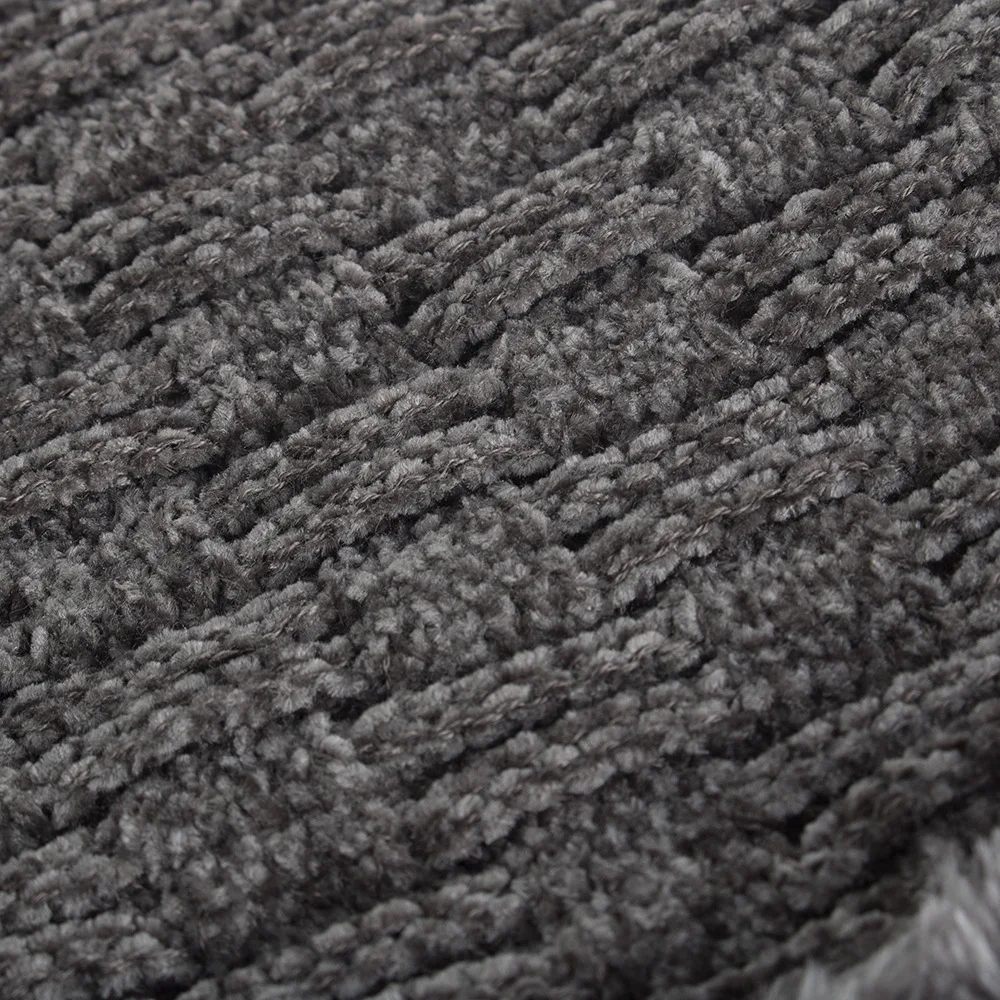 

Autumn and Winter New Fleece-Lined Horizontal and Vertical Pattern Warm Scarf beanie bonnets for women fur Cotton