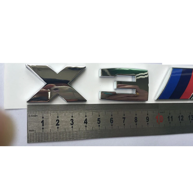 

Car Stickers ABS Label for M Emblem E46 E36 E34 F10 E90 F30 E60 F20 E39 X3 X5 X1 E53 E30 E92 E70 M1 M2 M3 M4 M5 M6