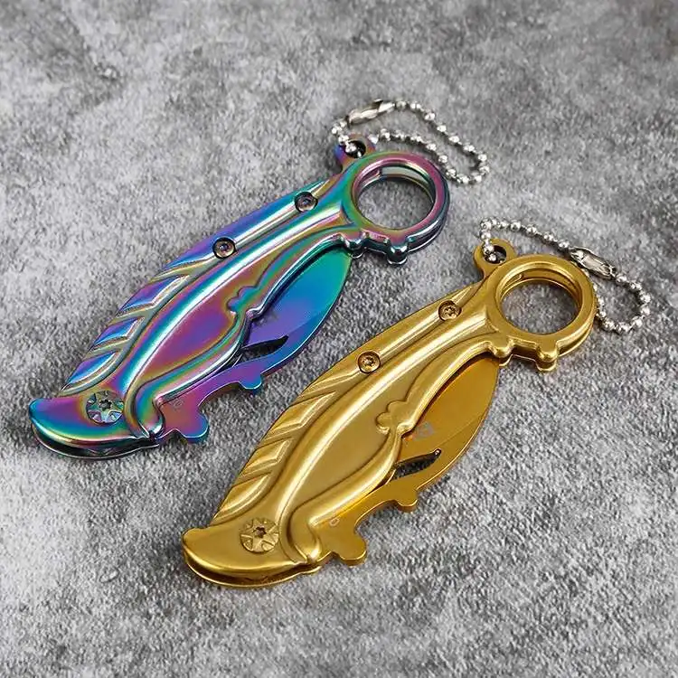 Карманный нож для самообороны многофункциональный складной из нержавеющей