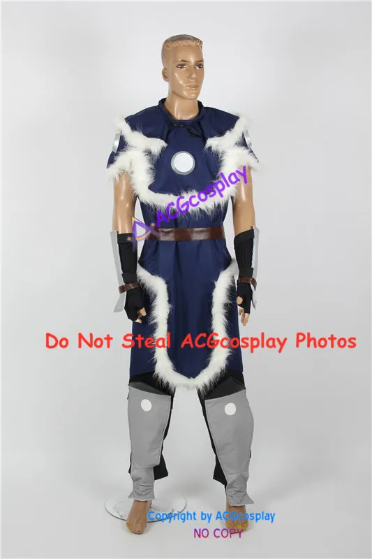 

Avatar The Last Airbender Sokka Cosplay Costume Warrior Outfit include pvc prop ornaments acgcopslay