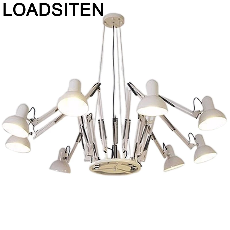 Bambini промышленный Декор Светильник на подтяжках Lampara Techo Colgante Lustre E Pendente Para Sala De Jantar