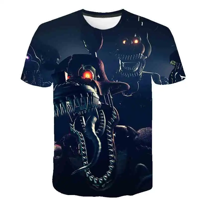 

Kid 3D Five Night At Freddy Fnaf avatar T -Shirt Children Cartoon Tee Shirts t shirt for boys/ girls clothing Streetwear