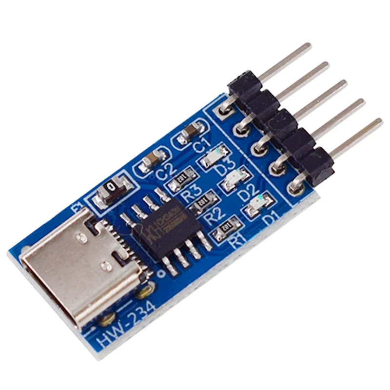 

TYPEC USBC To TTL Serial Port CH340N Module Upgrade MCU Download Brush Machine Line Zhongjiu Brush Machine