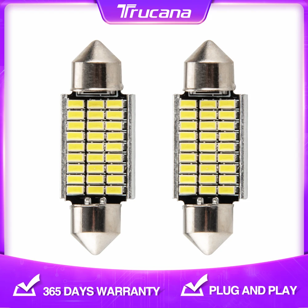 

Лампа светодиодная Canbus для автомобиля, 36 мм, 2x C10W C5W