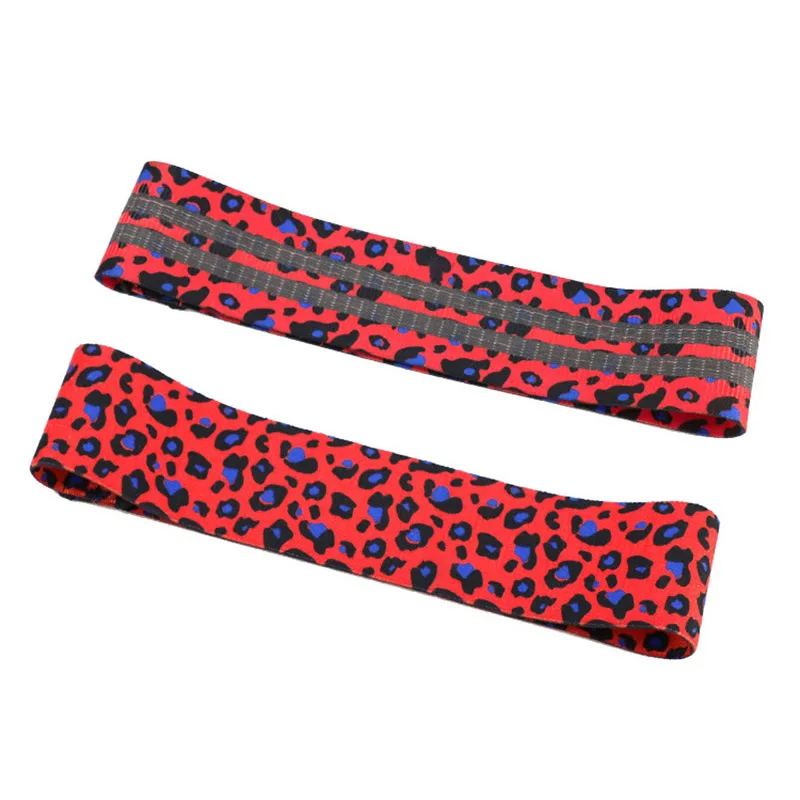 Новая эластичная Нескользящая лента для йоги с леопардовым принтом тренировок