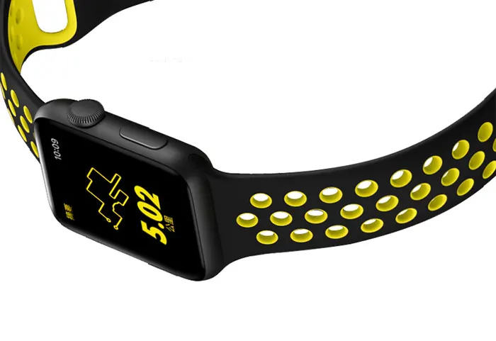 Спортивный ремешок для часов для apple watch группа 4 5 44 мм 40 мм, 42 мм, 38 мм, версия наручных часов iwatch, браслет series 5/4/3/2/1 силиконовый ремешок для часов с резиновой лентой