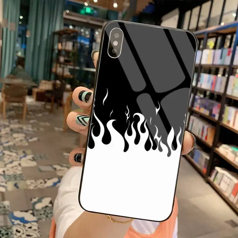 Мягкий чехол для телефона HUAGETOP Flame Blaze Power Torch из закаленного стекла iPhone 11 Pro XR XS MAX 8X7