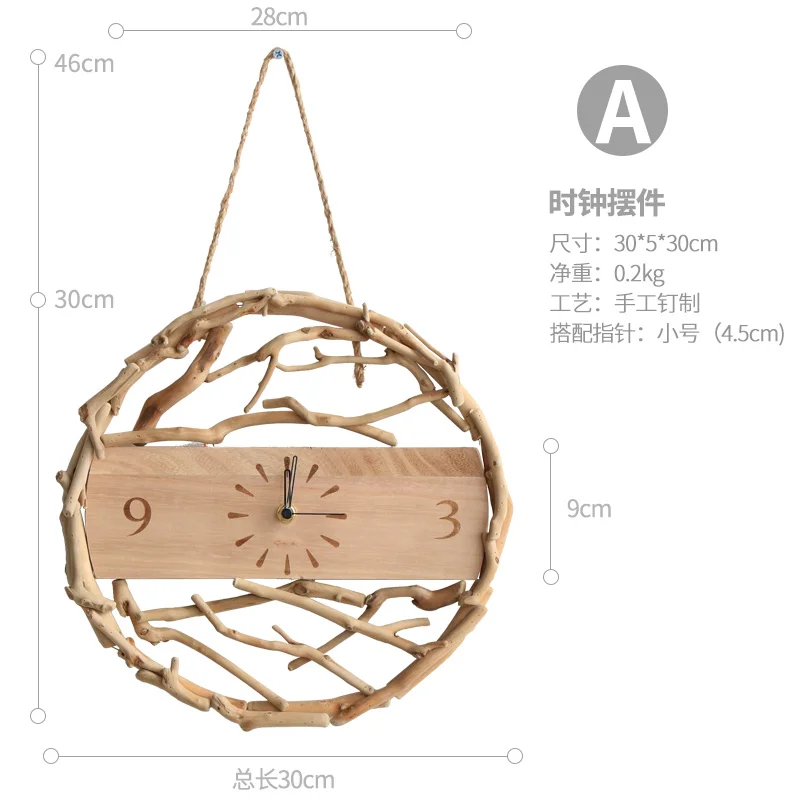 

Art Modern Wall Clock Simple Wood Digital Hanging Minimalist Wall Clock Nordic Design Orologio Da Parete Home Garden BL50WC