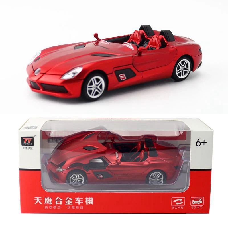 HOMMAT Simulation 1:32 Scale SLR 2009 Sports Car Model Alloy Metal Diecast Toy Vehicle Kid Gift Toys For Boys Children | Игрушки и хобби