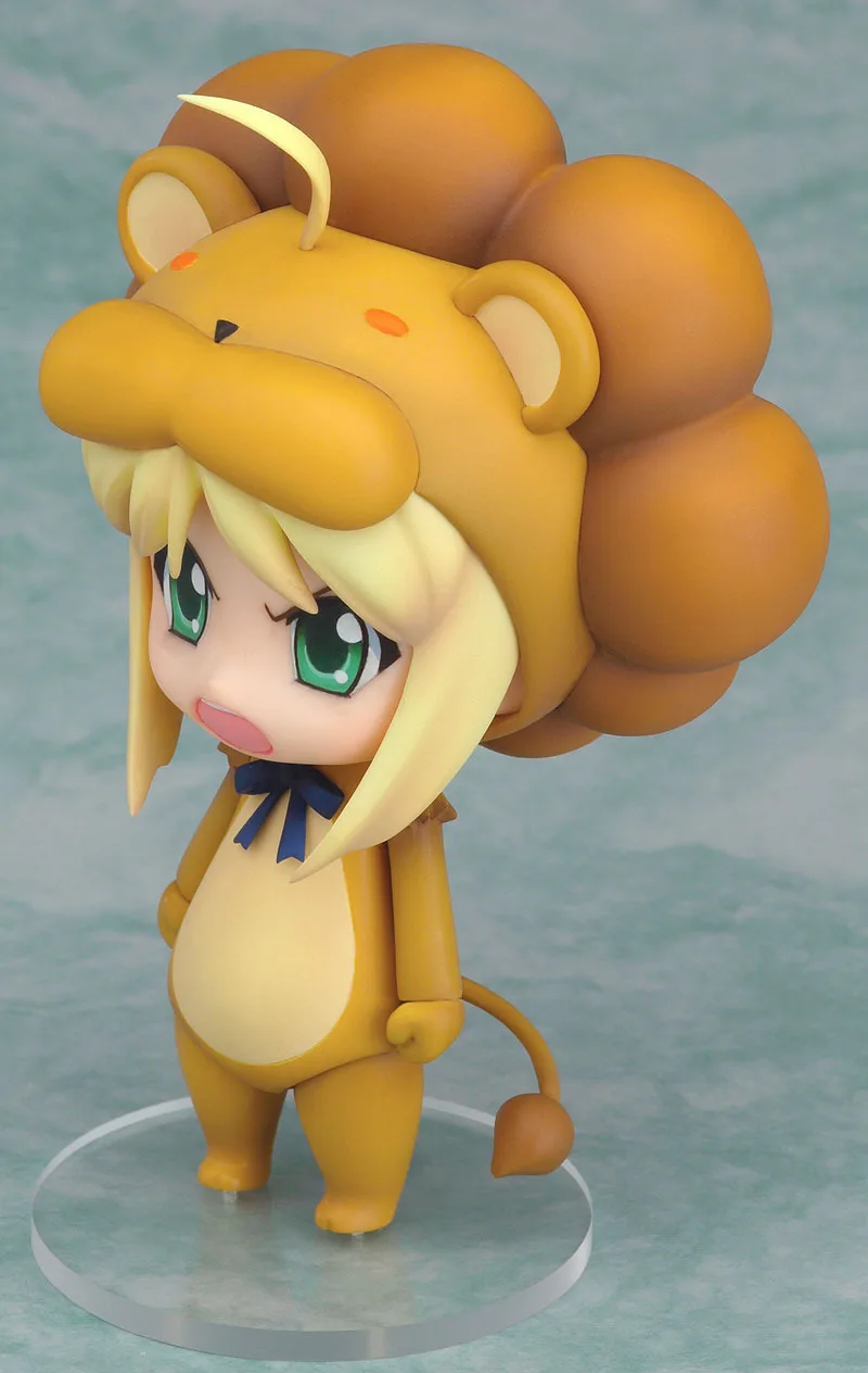

Anime Fate Stay Night Saber PVC Action Figure Collectible Model doll toy 10cm 50#