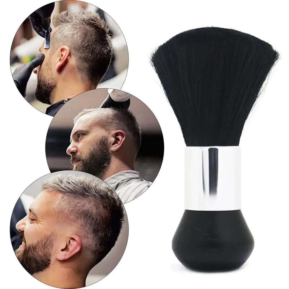 

Brush For Cleaning Hair After Cutting Soft Black Instrument For Hairdresser And Shaver For Cleaning Neck And Face