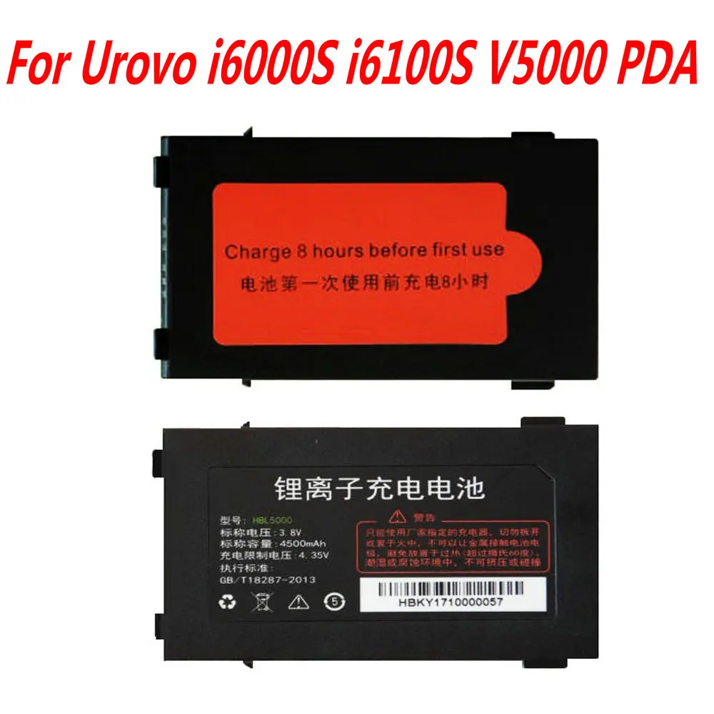 

Original HBL5000 4500mAh Battery for Urovo i6000S i6100S V5000 PDA New Li-Ion Lithium Rechargeable Accumulator Pack Replacement