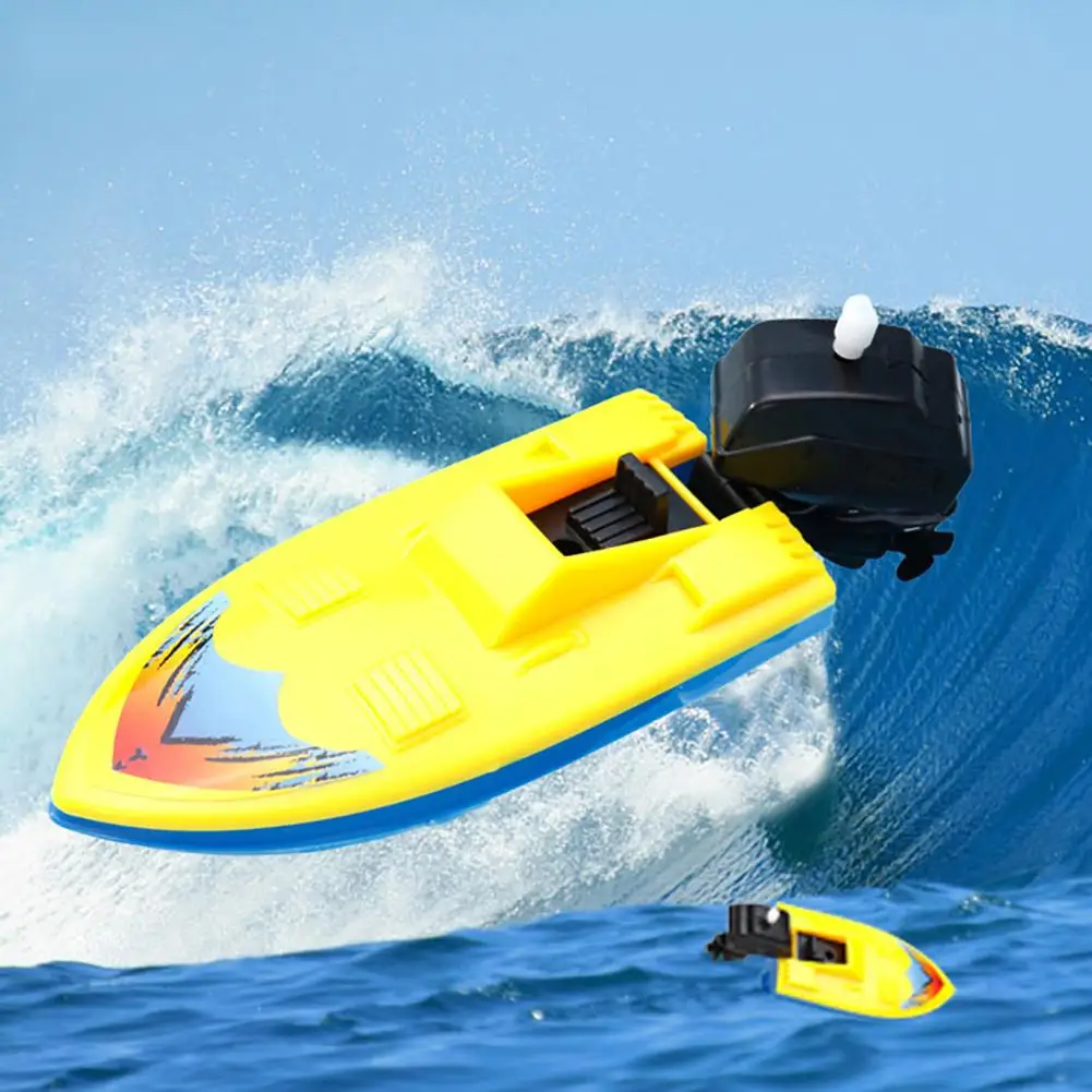 Детские игрушки заводные мини лодки цепь корабль игра водяная ванна развивающая