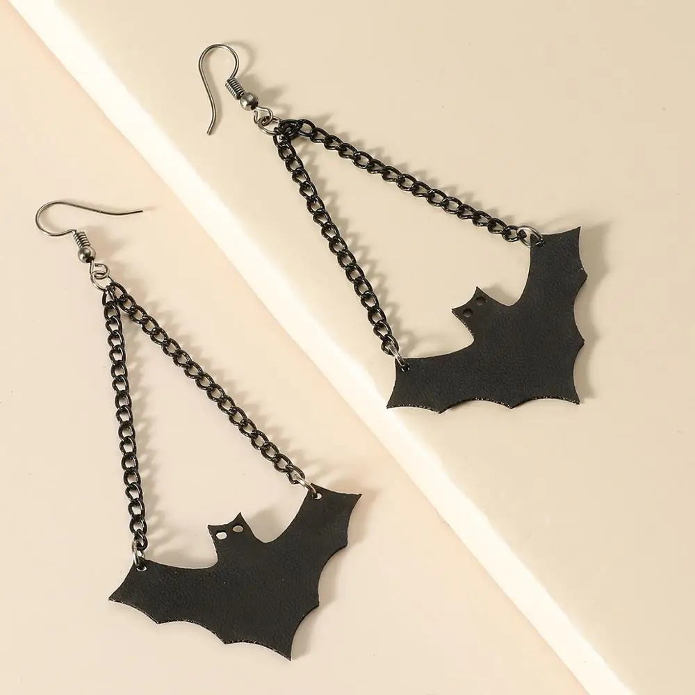 Новые дизайнерские милые серьги летучая мышь Женские Ювелирные изделия на