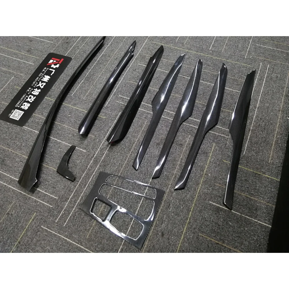 

9PCS Carbon Fiber Car Interior Trims For bmw x5 f15