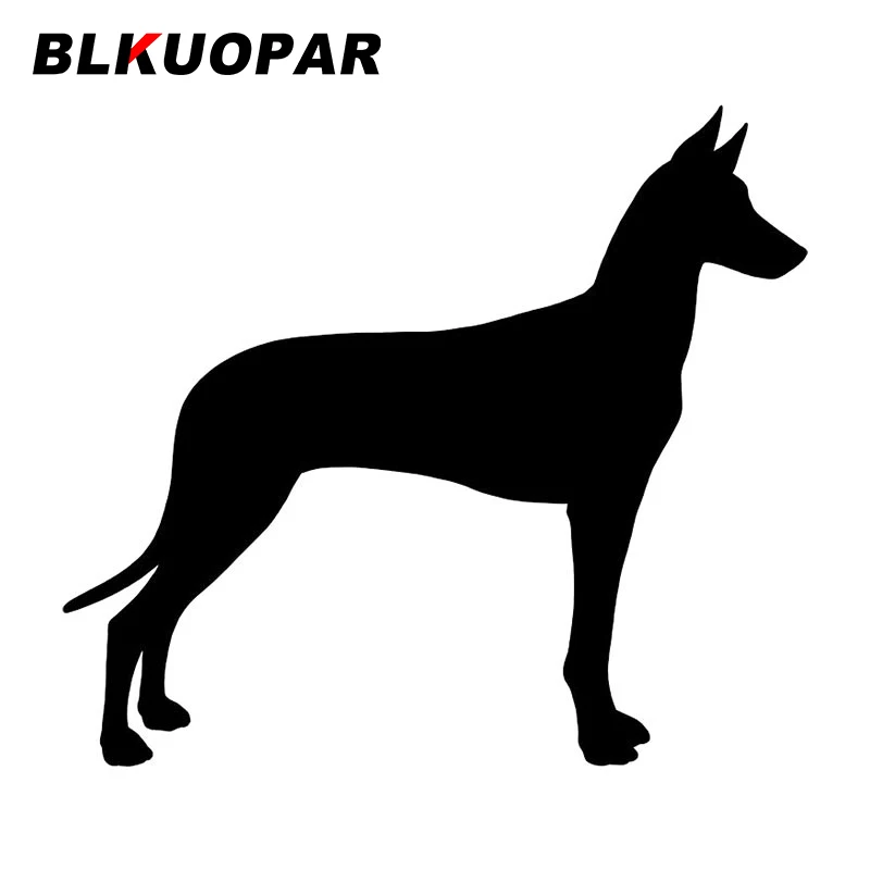 

BLKUOPAR Pharaoh Hound Silhouette Car Stickers Die Cut Vinyl Sunscreen Decals Windshield Laptop Decor Car Label Cartoon Graphics