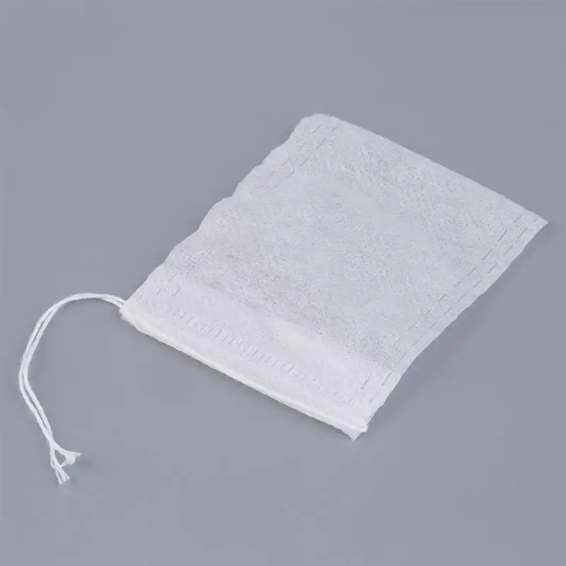 

100Pcs Teabags 5 x 7CM Empty Scented Tea Bags With String Heal Seal Filter Paper