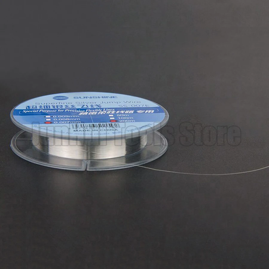 Сверхтонкий Серебряный провод шнур для соединения SS-007E мм 0 007 | Инструменты