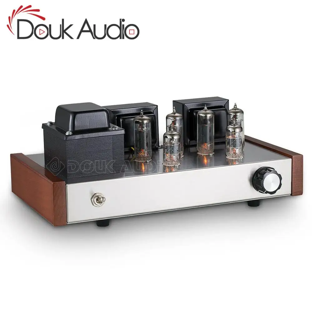 Усилитель звука Douk HiFi Class AB 6P1 стерео аудио усилитель 12 Вт + Вт|Усилители мощности| |