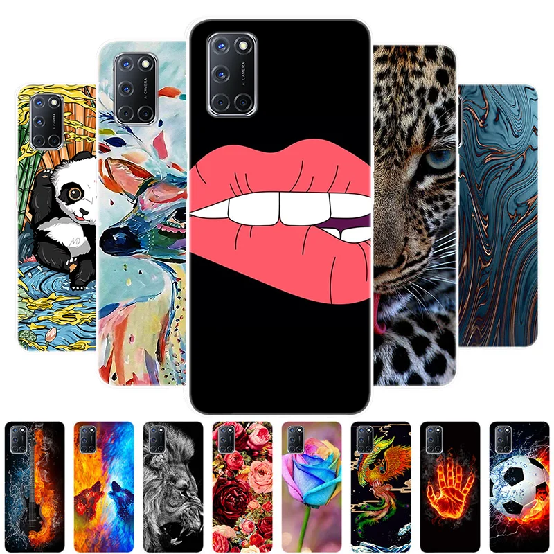 

For OPPO A52 Case OPPO A72 Bumper Silicone TPU Soft Phone Cover For OPPO A92 A 72 A 52 OPPOA52 OPPOA72 Cases Fundas Cartoon