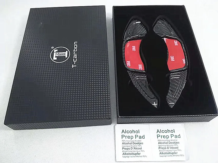 Карбоновые рычаги переключения передач DSG на руль для RS Octavia Rs 2018 Рычажные коробки