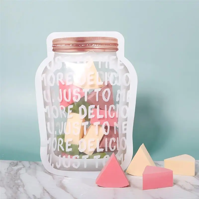 12 штук Капмор Треугольная макияжная губка Мягкий 3D блендер Косметический пуфик с сумкой инструментов