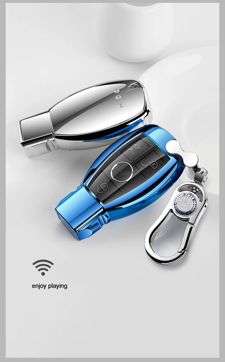 Высококачественный мягкий ТПУ чехол для ключа Mercedes Benz A C E S M класс GLK GLA W203 W204 W205 W210