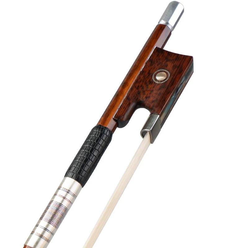 

NAOMI Master Advanced Selected Snakewood Violin Bow 4/4 Fiddle Bow with Snakewood Frog with Paris Eye Snakewood