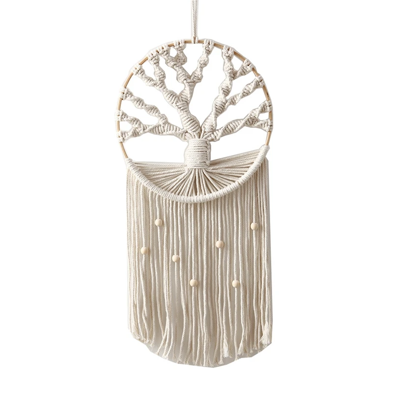 

Woven Tapestry Wall Hanging Room Decoration Nordic Bohemian Style Dreamcatcher for Home Bedroom Art Macrame Decor