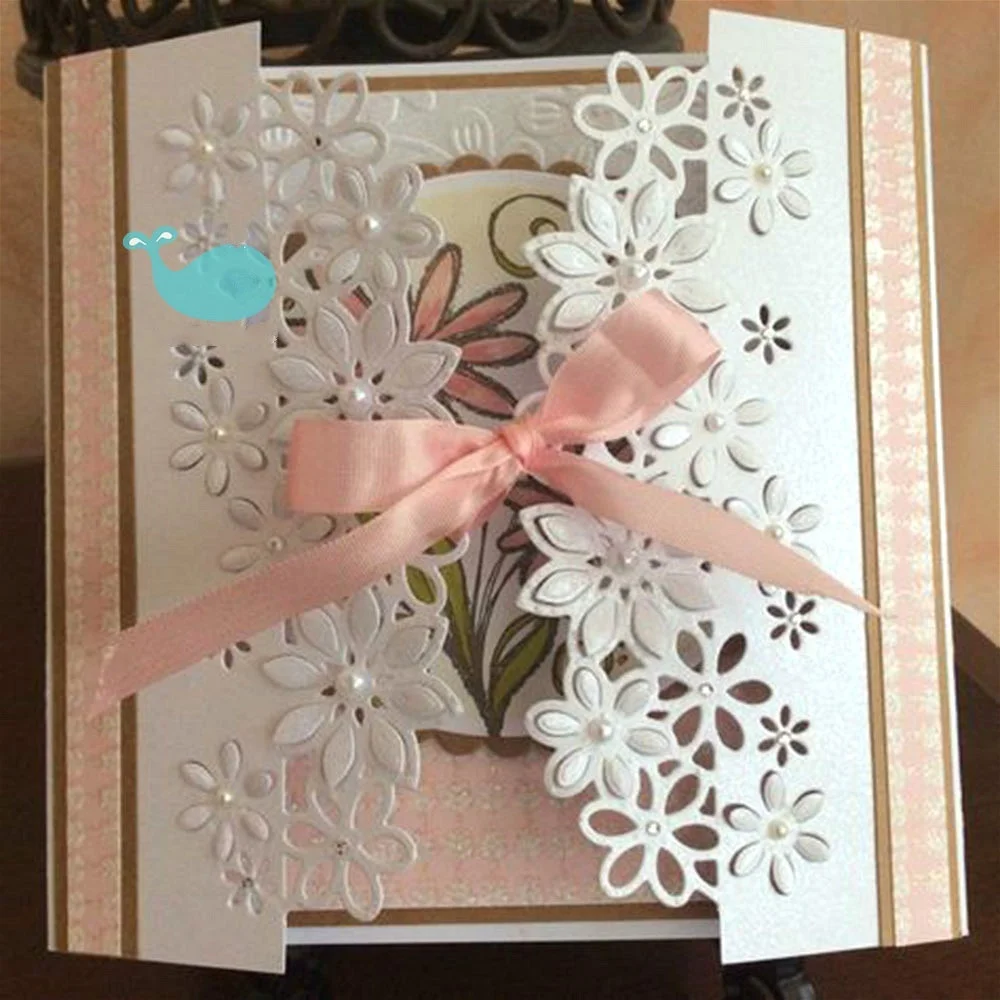 

DIY Lace Flower Metal Cutting Dies Scrapbooking Stencil for Album Paper Gift Card Decoration Embossing Dies