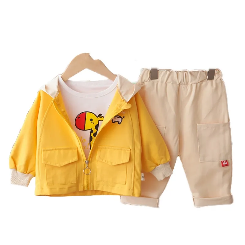 Костюм детский демисезонный с капюшоном и брюками 2 шт./компл.|Комплекты одежды