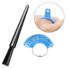 Набор измерительных оправков для ювелирных изделий, пластиковое кольцо с измерителем размера r, набор инструментов для поделок, сделай сам