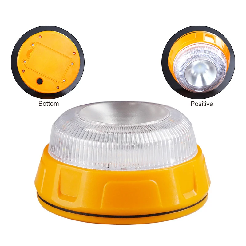 V16 Car LED Emergency Light Strobe Magnetic Base Roadside Traffic Safety Warning Beacon Lamps Flashing | Безопасность и защита