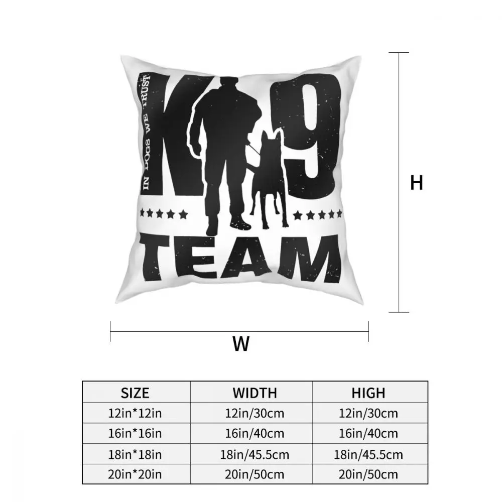 Квадратная Подушка-чехол K9 Team Unit malins декоративная подушка из полиэстера