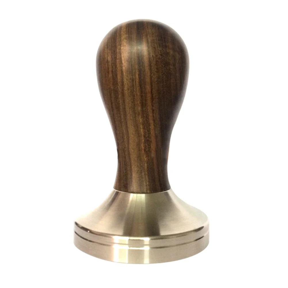 

Coffee Tamper Stamping Plate Panar Sandalwood Handle Powder Hammer Coffee Accessories 51mm ADW889