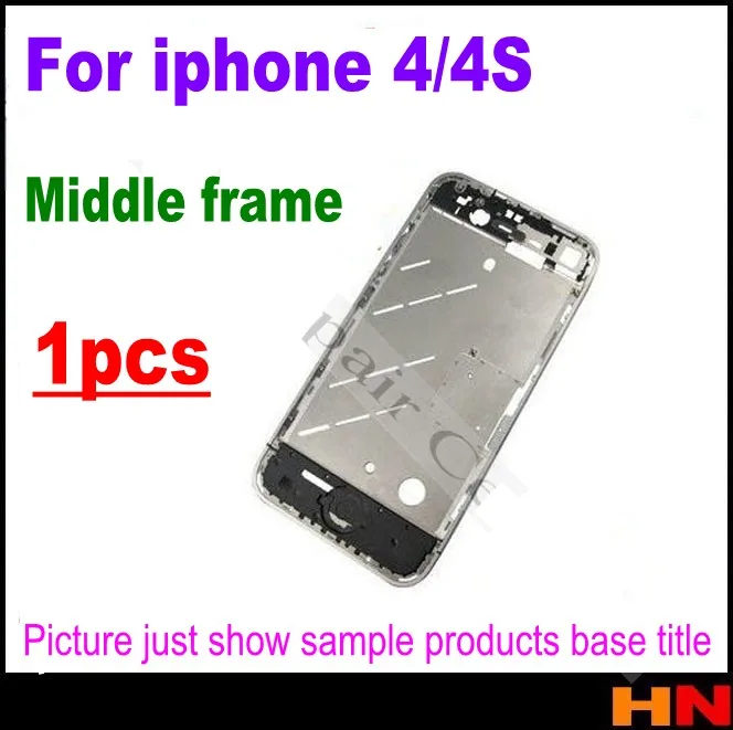 1 шт. Высокое Качество Средняя рамка средняя Корпус для iPhone 4 4S запасная часть