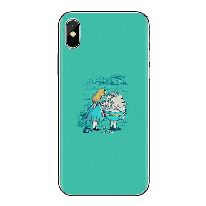For Xiaomi Mi3 Samsung A10 A30 A40 A50 A60 A70 Galaxy S2 Note 2 Grand Core Prime Transparent Soft Shell Case Alice in Wonderland |