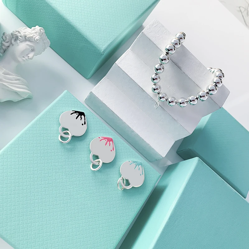 

TF S925 Sterling Silver Graffiti Love Bracelet Ladies Bracelet Couple Bracelet Luxury Original Logo Jewelry Lover Wedding Gift