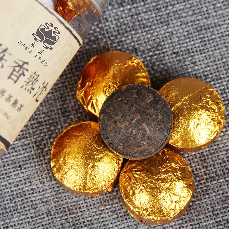 100 г/банка самый старый чай из Пуэра Китайский Юньнань оригинальный вкус спелый