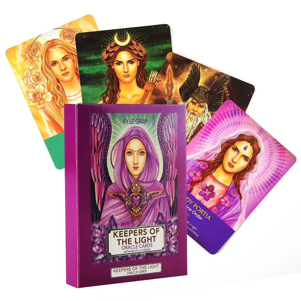 44 шт карты Таро Хранители светильник ора-cle Настольные игры английская версия
