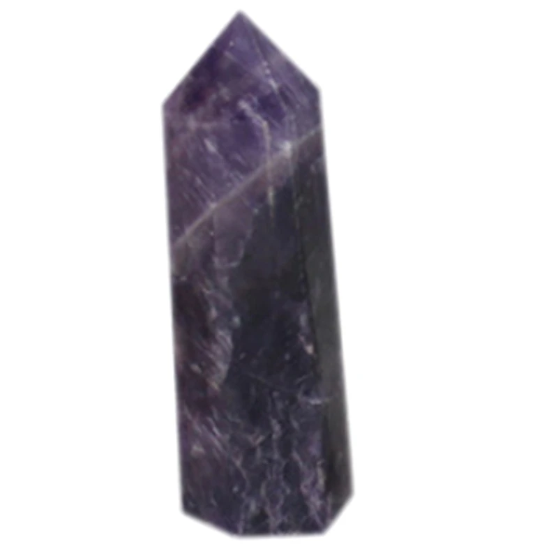 High Quality Decorative Natural Hand Carved Crystal Points Quartz Wand Pillar Healing Wand