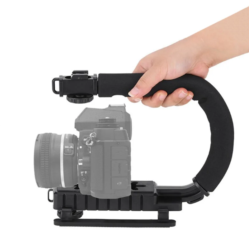 

Для цифровой зеркальной камеры Canon Nikon Sony 3 кронштейна U/C Кронштейн Поддержка Ручной Стабилизатор экшн-камеры