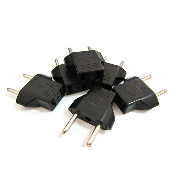 10PCS US USA to EU Euro Europe AC Power Plug Converter Travel Adapter Charger | Мобильные телефоны и аксессуары