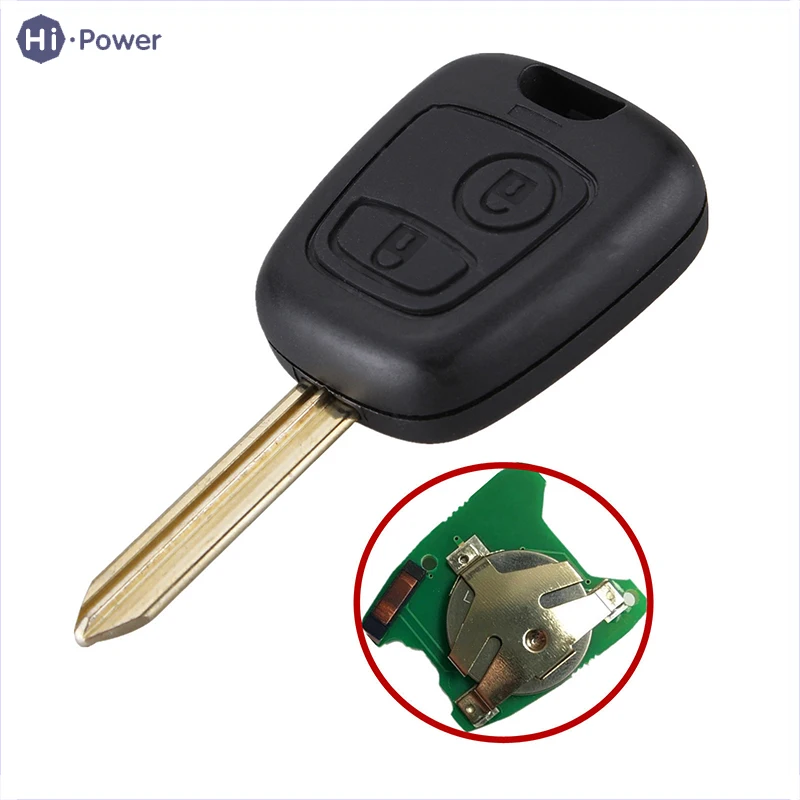 

1 шт., пульт дистанционного управления Citroen Blade с 2 кнопками, 433 МГц